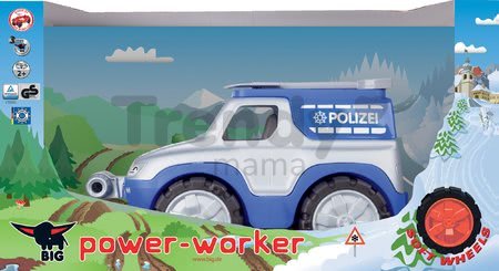 Auto Polícia BIG pracovné dĺžka 33 cm modro-sivé od 24 mes
