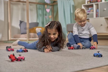 Autíčko na pull back pohon Mini Bobby Car Neo BIG v červenej, modrej, sivej alebo ružovej od 12 mes