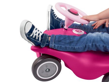 Odrážadlo auto Rockstar New Bobby Car BIG s klaksónom ružové od 12 mes