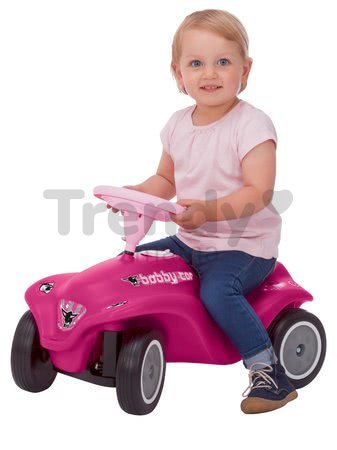 Odrážadlo auto Rockstar New Bobby Car BIG s klaksónom ružové od 12 mes