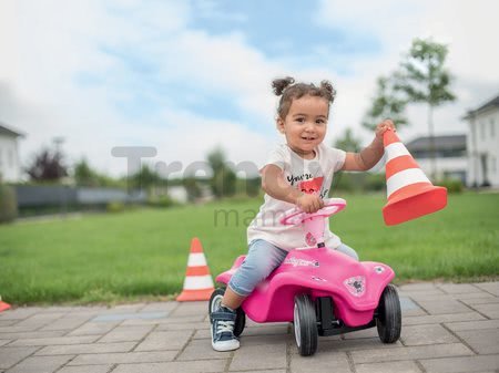 Odrážadlo auto Rockstar New Bobby Car BIG s klaksónom ružové od 12 mes