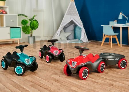 Odrážadlo Bobby Car Next Raspberry BIG s LED reflektormi a elektronickým klaksónom ergonomické sedadlo s velúrom od 12 mes
