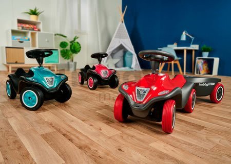 Odrážadlo Bobby Car Next Raspberry BIG s LED reflektormi a elektronickým klaksónom ergonomické sedadlo s velúrom od 12 mes