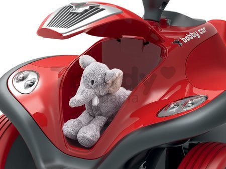Odrážadlo Bobby Car Next Raspberry BIG s LED reflektormi a elektronickým klaksónom ergonomické sedadlo s velúrom od 12 mes