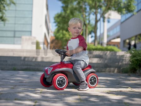 Odrážadlo auto Next Bobby Car BIG so zvukom a svetlom červeno-šedé od 12 mes