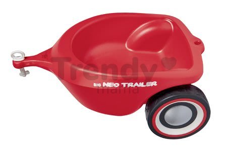 Prívesný vozík oválny Neo Trailer BIG červený k odrážadlám BIG New&Classic&Neo&Next&Scooter od 12 mes