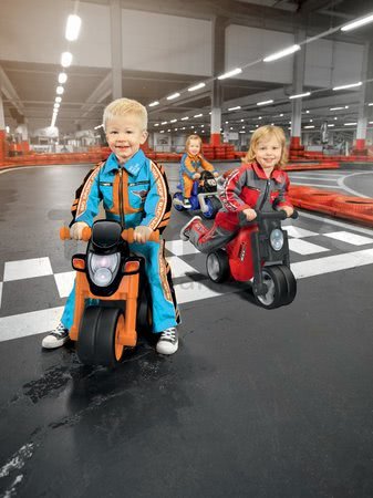 Odrážadlo motorka Street Bike BIG červeno-sivé od 18 mes