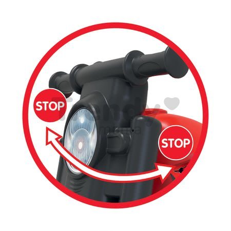 Odrážadlo motorka Street Bike BIG červeno-sivé od 18 mes