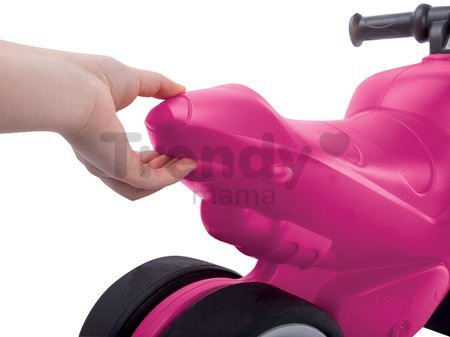 Odrážadlo motorka Girl Bike BIG ružovo-šedé od 18 mes