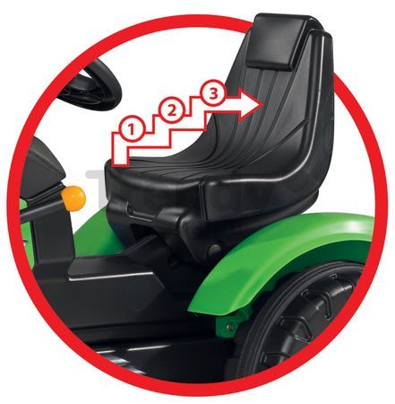 Traktor Maxi John XL BIG s nakladačom zelený