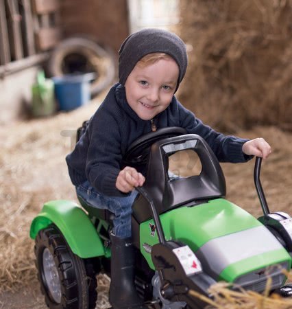 Traktor Maxi John XL BIG s nakladačom zelený