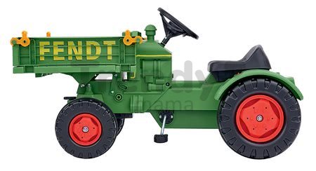 Šliapací traktor Fendt BIG na reťazový pohon s plošinou a klaksónom