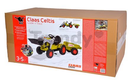 Traktor na šliapanie Claas Celtis BIG s vlečkou