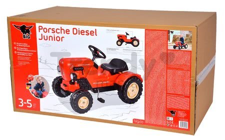 Traktor šliapací Porsche Diesel Junior BIG červený