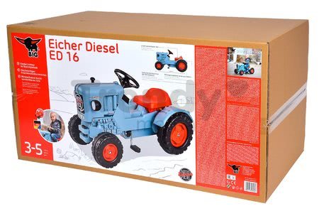 Traktor na šliapanie Eicher Diesel ED 16 BIG modrý