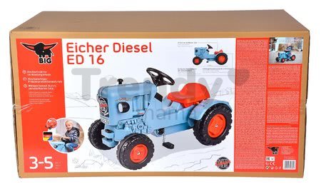 Traktor na šliapanie Eicher Diesel ED 16 BIG modrý