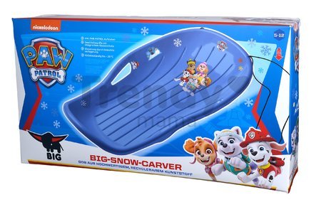 Robustné modré boby Snow Carver Blue Paw Patrol BIG s optimálnym carvingovým profilom od 5 rokov