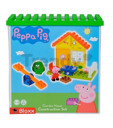 Stavebnica Peppa Pig v záhradke PlayBIG Bloxx BIG s 1 figúrkou 29 dielov od 1,5-5 rokov