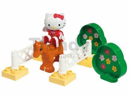 Stavebnica PlayBIG Bloxx Starter Box BIG Hello Kitty na dostihoch s koníkom od 1,5-5 rokov