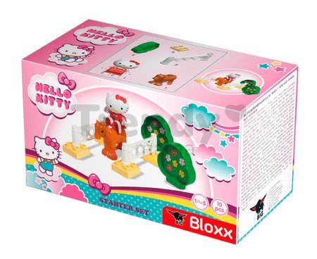Stavebnica PlayBIG Bloxx Starter Box BIG Hello Kitty na dostihoch s koníkom od 1,5-5 rokov
