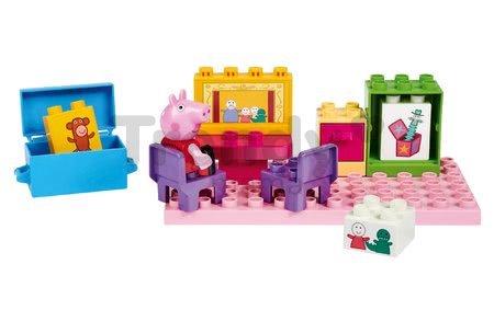 Stavebnica Peppa Pig Basic Sets II. PlayBIG Bloxx s figúrkou v izbe od 1,5-5 rokov