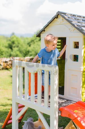 Domček na pilieroch Pilings House Smoby s 1,5 m šmykľavkou a rebríkom od 24 mes