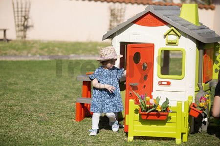 Dvere s funkčným zamykateľným zámkom k Smoby domčeku Neo Jura Lodge My House a Friends House s UV filtrom