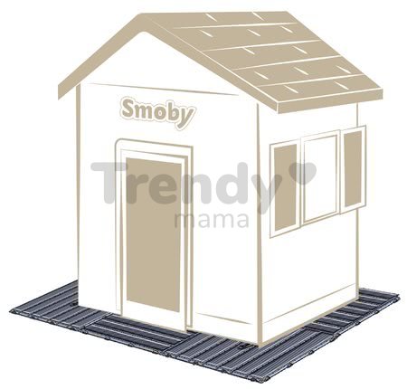 Podlaha pod všetky domčeky Smoby alebo na terasu alebo vybudovanie chodníka k domčeku set 6 štvorcov 45*45 cm/1,2 m2