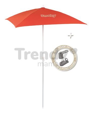 Slnečník na záhradu 80*90 cm Sunshade k Smoby piknik stolíku dvojbodové bezpečné upevnenie alebo voľne stojaci