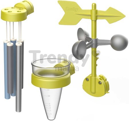 Meteorologická stanica predpoveď počasia Weather Kit ku všetkým domčekom Smoby zvonkohra vetromer a zrážkomer od 24 mes