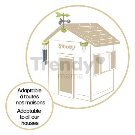 Meteorologická sada na predpoveď počasia Weather Kit Smoby zvonkohra vetromer a zrážkomer od 24 mes - model 2025