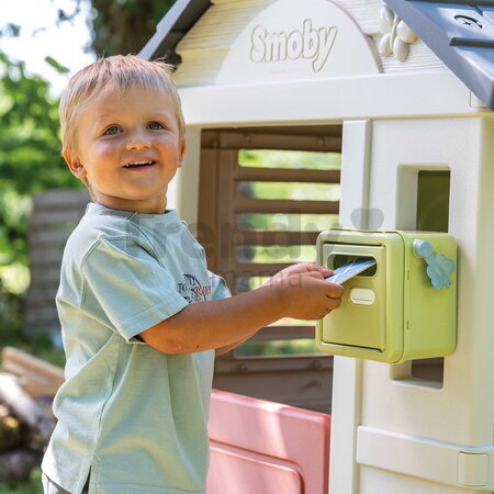 Poštová schránka so 4 doplnkami k domčekom Smoby Mailbox Life s balíkom a pohľadnicami s UV filtrom od 24 mes