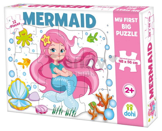 Puzzle podlahové morská víla Dohány veľké 12 dielov od 24 mes