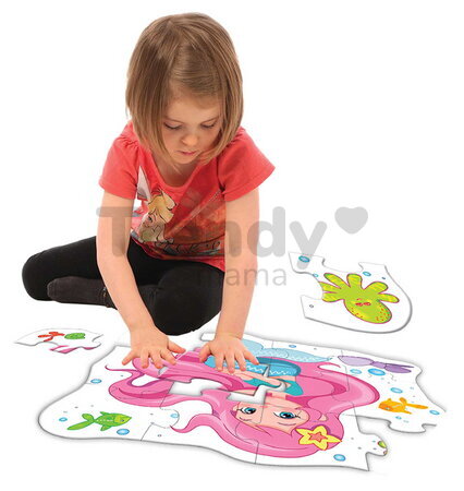 Puzzle podlahové morská víla Dohány veľké 12 dielov od 24 mes