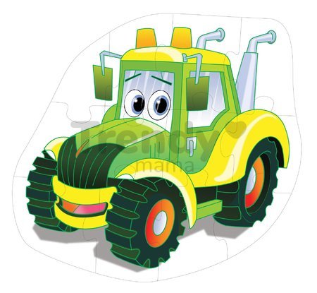 Puzzle podlahové traktor Dohány veľké 12 dielov od 24 mes