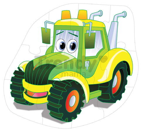 Padló puzzle traktor Dohány óriás 12 drb 24 hó-tól