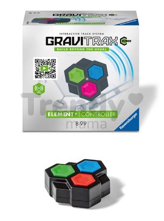 Rozšírenie pre guľôčkové dráhy Diaľkový ovládač Controller Power GraviTrax elektronický s 3 tlačidlami od 8 rokov