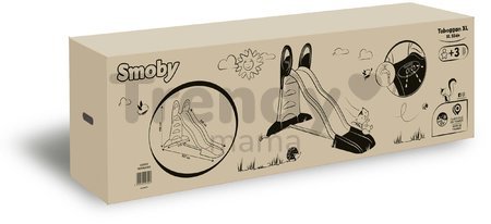 Šmykľavka Toboggan XL Smoby s dvojitou vlnou a vodou dĺžka 2,3 m