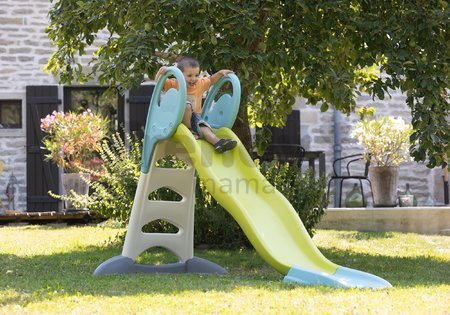 Šmykľavka s vodotryskom Toboggan XL Slide Green Smoby 230 cm šmýkacia plocha s UV filtrom