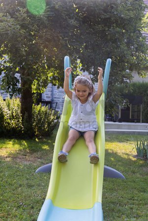Šmykľavka Toboggan XL Smoby s dvojitou vlnou a vodou dĺžka 2,3 m