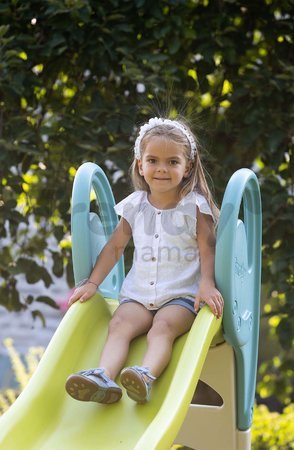 Šmykľavka Toboggan XL Smoby s dvojitou vlnou a vodou dĺžka 2,3 m