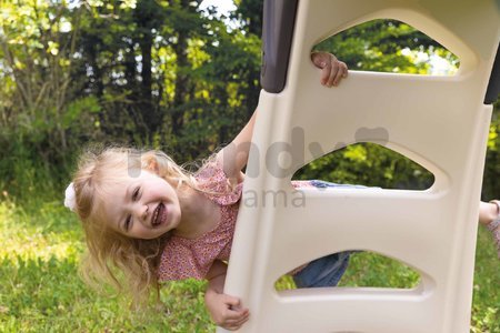 Šmykľavka ekologická s vodotryskom Toboggan XL Slide Green Smoby 230 cm šmýkacia plocha z recyklovaného materiálu s UV filtrom