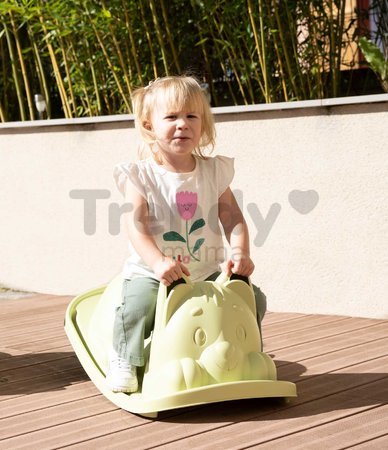 Hojdačka mačka Green Cat Rocker Life Smoby zelená s ergonomickým sedadlom s UV filtrom od 18 mes - model 2025