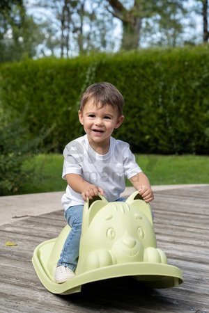 Hojdačka mačka Green Cat Rocker Life Smoby zelená s ergonomickým sedadlom s UV filtrom od 18 mes - model 2025