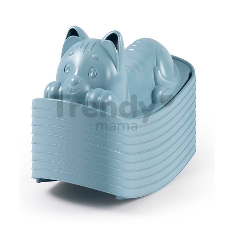 Hojdačka mačka Blue Cat Rocker Life Smoby modrá s ergonomickým sedadlom s UV filtrom od 18 mes - model 2025