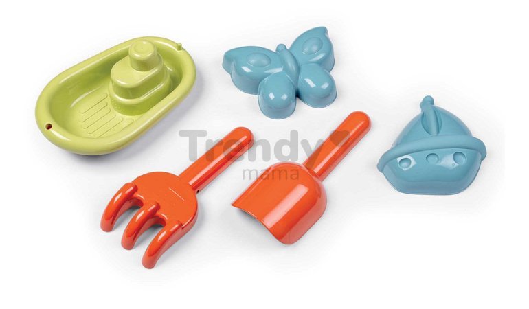 Stôl na vodu a piesok Water&Sand Table Life Smoby s otvorom pre slnečník a dvojitý kryt s loďkou formičkami a náradím s UV filtrom od 18 mes - model 2