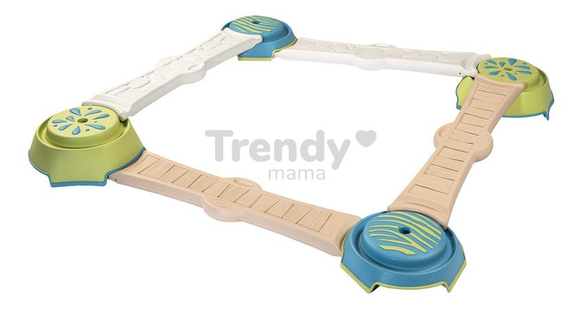 Dobrodružná dráha so 4 chodníkmi Adventure Course Life Smoby 4 oporné body na rozvoj rovnováhy a pohybových zručností detí od 24 mes - model 2025