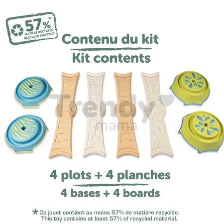 Dobrodružná dráha so 4 chodníkmi Adventure Course Life Smoby 4 oporné body na rozvoj rovnováhy a pohybových zručností detí od 24 mes - model 2025