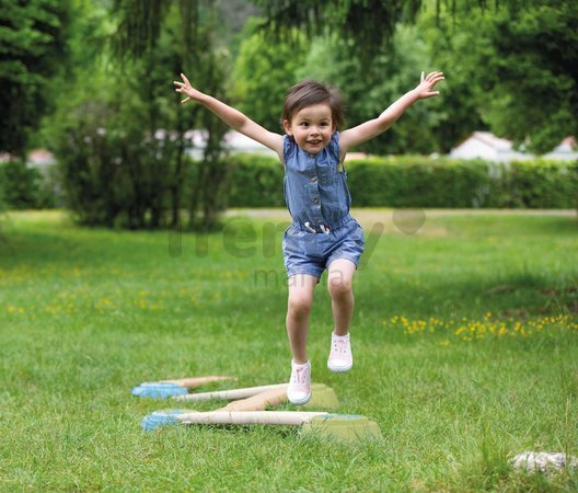 Dobrodružná dráha so 4 chodníkmi Adventure Course Life Smoby 4 oporné body na rozvoj rovnováhy a pohybových zručností detí od 24 mes - model 2025