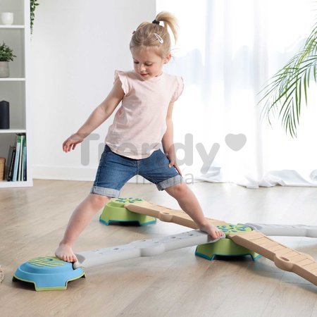 Dobrodružná dráha so 4 chodníkmi Adventure Course Life Smoby 4 oporné body na rozvoj rovnováhy a pohybových zručností detí od 24 mes - model 2025